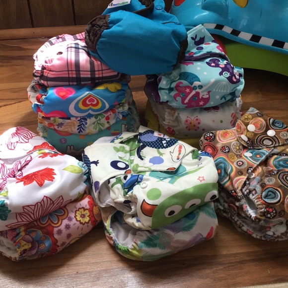Cloth diapers.